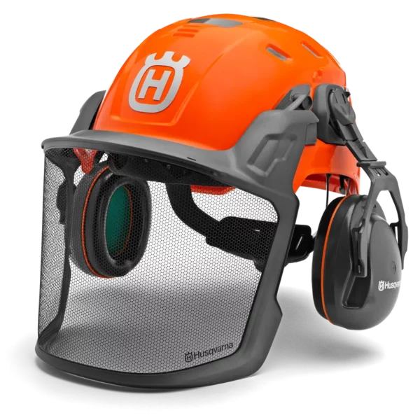 Ochranná přilba pro práci v lese, Husqvarna Technical, oranžová